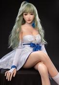 165 cm 5 ft 4.9 in real big ass full silicone sex doll Realistic man masturbating from AutomaticWoman